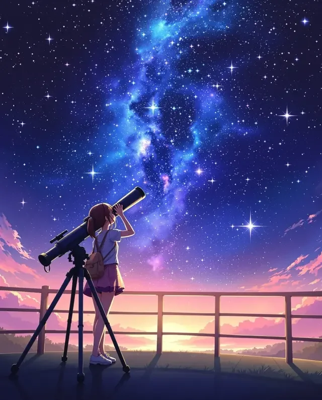 星空观测的少女 - 羞羞漫画免费同人作品